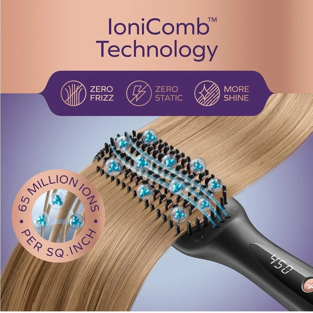 Marcel Rand Dual Voltage Hair Straightening Brush